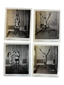 Bettie Page Pin-up Irving Klaw Vintage Rare B&W 1950s Bondage 4x5 Photograph Collection