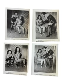 Bettie Page Pin-up Irving Klaw Vintage Rare B&W 1950s Bondage 4x5 Photograph Collection
