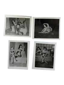 Bettie Page Pin-up Irving Klaw Vintage Rare B&W 1950s Bondage 4x5 Photograph Collection