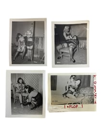 Bettie Page Pin-up Irving Klaw Vintage Rare B&W 1950s Bondage 4x5 Photograph Collection