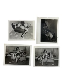 Bettie Page Pin-up Irving Klaw Vintage Rare B&W 1950s Bondage 4x5 Photograph Collection