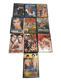 Vintage Gay Male on Male DVD lot