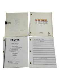 Vintage Hollywood Movie Scripts
