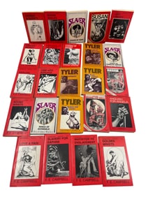 Vintage erotic nude adult book collection lot 24 books