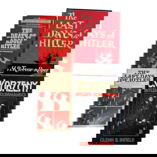 WWII Adolf Hitler Axis Powers Historical Book Lot: WWII Adolf Hitler Axis Powers Historical Book Lot