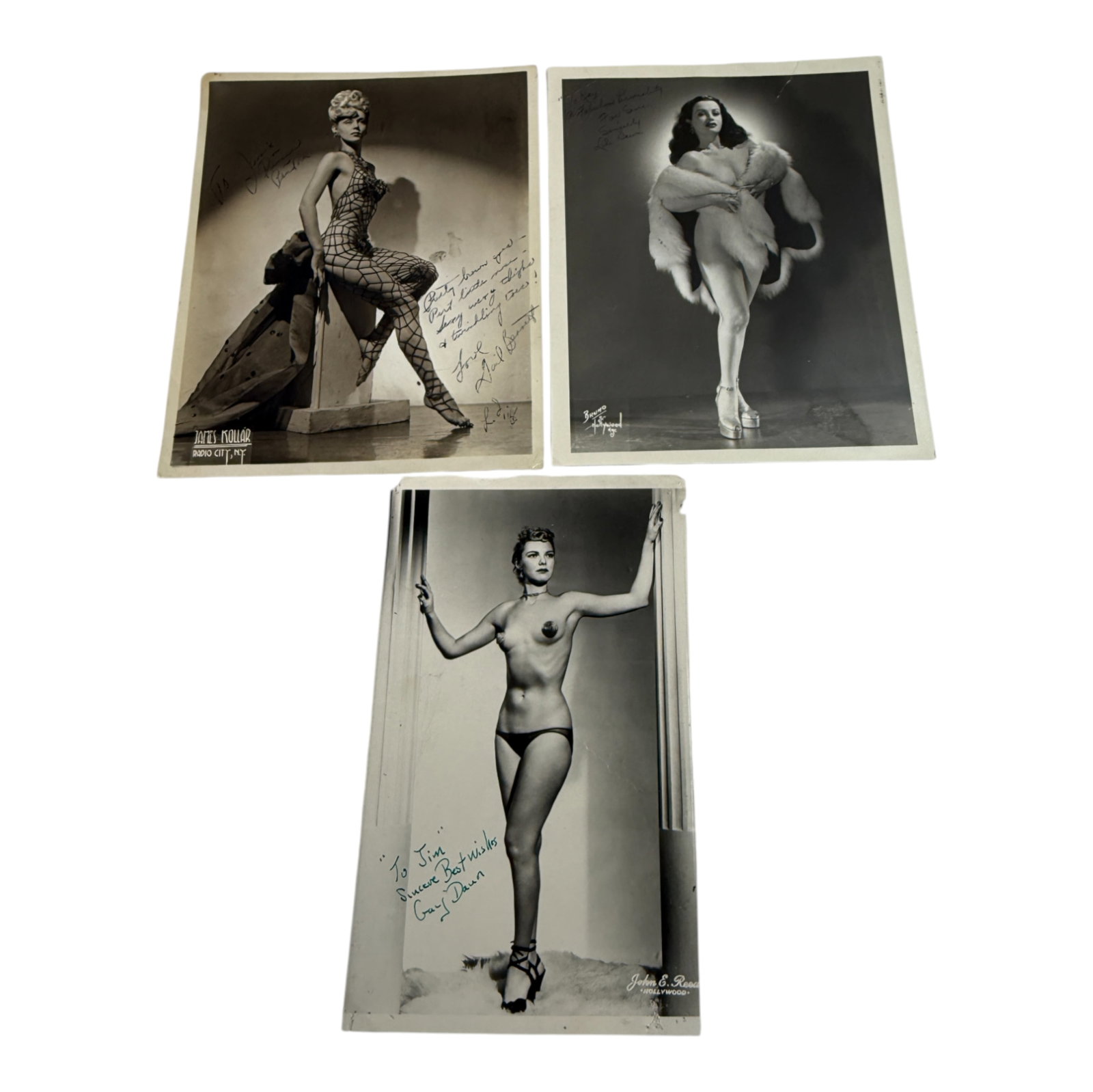 Vintage Hollywood Glamour Burlesque Photo: Vintage Hollywood Glamour Burlesque Photo by James Kollar of Gail, Photo by Bruno of Lili Dawn, Photo by John E Reed of Gay Dawn