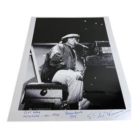 Ian Wright - Original Photograph of Elton John, 1971 Performing at City Hall, Newcastle