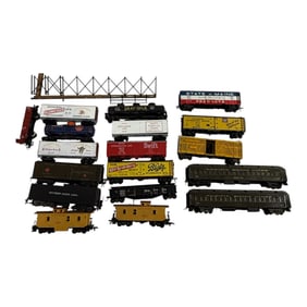 Vintage Collectible Train Toy Wagon Collection Lot