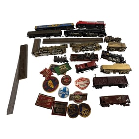 Vintage Collectible Train Toy Wagon Collection Lot