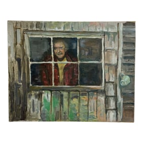 Vintage Oil Painting On Canvas