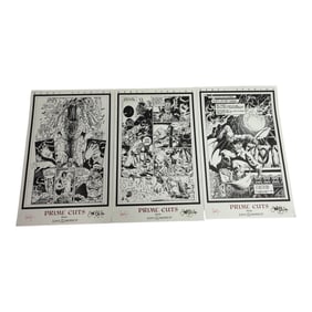 Vintage Comic Art Rebel Studios Prime Cuts From Love Of The Damned Signed By Tim Vigil And Daivid