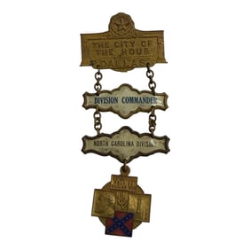 Antiique Badge Civil War 35 th Annual Reunion Dallas 1925