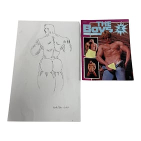 The Boys XXX Magazine Orginal Randy Coleman Stetch Signed