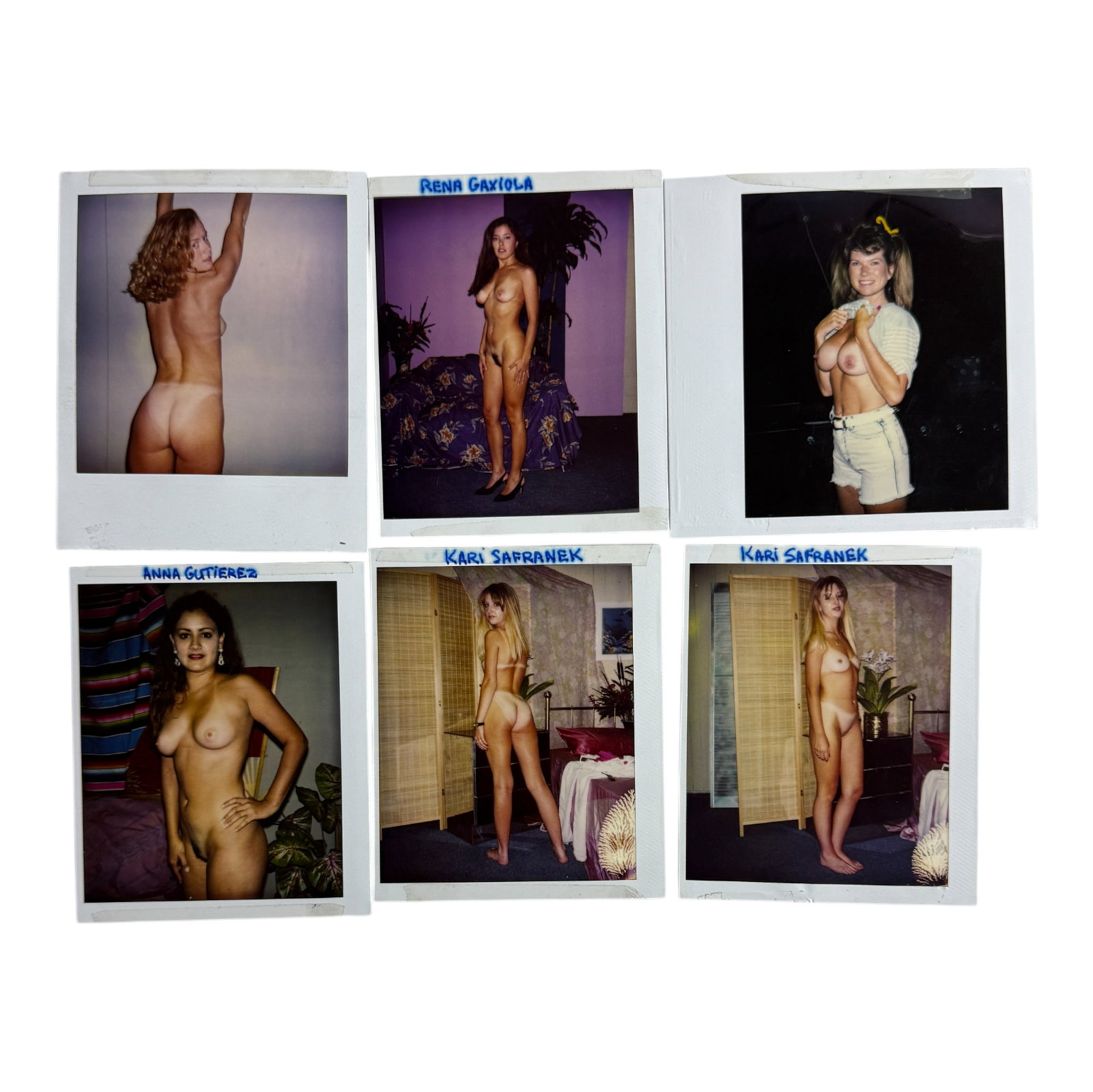 Vintage Polaroid Female Model Scouting: Vintage Polaroid Female Model Scouting 4.25 x 3.5 in