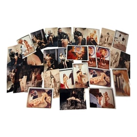 Vintage Color Photos Behind the Scene Modeling