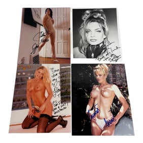 Vintage Signed Female Actress Lot