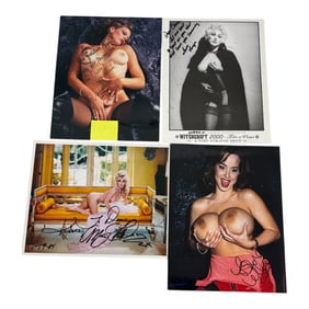 Vintage Signed Female Actress Lot