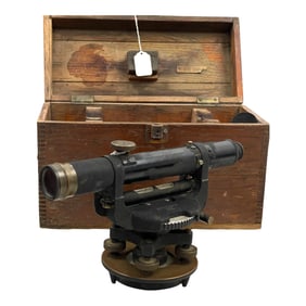Keuffel & Esser Co. Military Transit Surveyor Telescope with Original Box