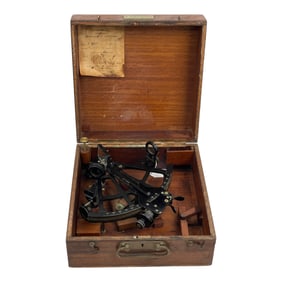 US Navy Bureau of Ships Mark II David White Co. Sextant
