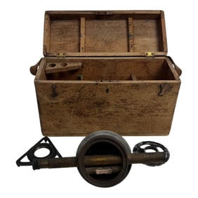 Antique Theodolite A.S. Aloe Co. St. Louis Convertible Level