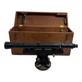 Antique Curley Surveyors Transit 18"  Dietzgen