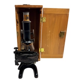 Antique Bausch Lomb Microscope