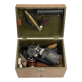 US WWII Bausch Lomb USAAF SEXTANT w Box