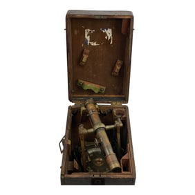 Antique Heller & Brightly Inc. Surveyor’s Transit – Museum Quality