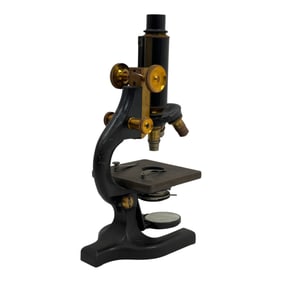 Antique Brass and Iron Microscope