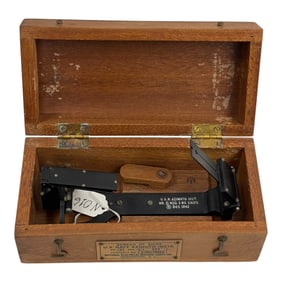 US Navy Bureau of Ships Azimuth Instrument No. 2 with Original Box