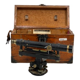 Vintage Surviving Transit Telescope David Willie Company