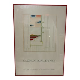 Gudrun von Leitner Orginal Exhibition Poster