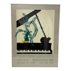 1981 Jan Roy French Serigraphs Framed