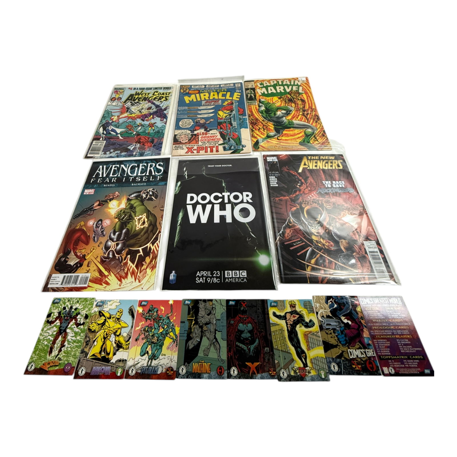 Vintage Comic Book Trading Card Lot (1 of 5)