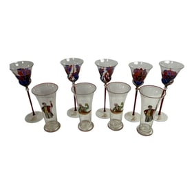 Vintage Martini Beer Glasses