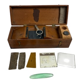 Antique Scientific Instruments Wood box