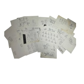 Walt Disney Productions Hana Barbera Publication Sheets