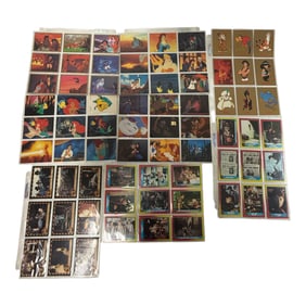 Vintage Disney And Back To The Future Movie Collectible Cards