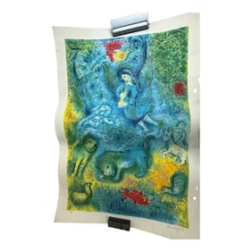 Marc Chagall La Flute Enchantee Lithograph 394/400