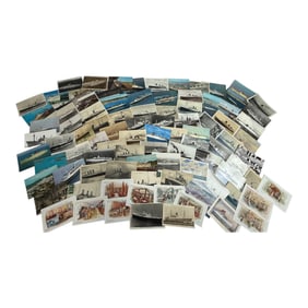 Huge Lot of Vintage Ship Postcards