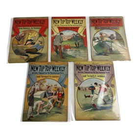 Antique Lot Of New Tip Top Weekly Comics