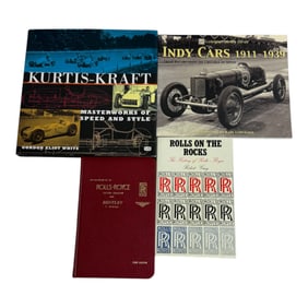 Vintage Lot Of Car Books And Handbooks