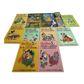 Vintage Walt Disney Fun to Learn Books