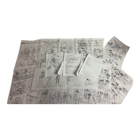 intage Danny phantom Story Board Art Publishers Print