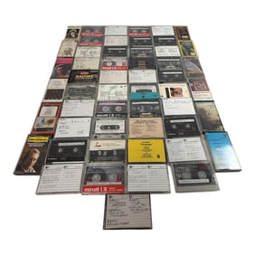 Vintage Cassete Music Lot
