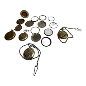Vintage Pocket Watch & Parts Lot