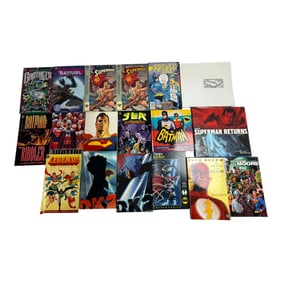Vintage DC Graphic Novel And Hard Cover Book Lot