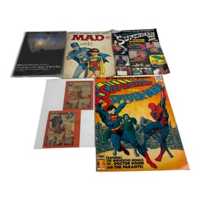 Vintage Collectible Comic And Magazine Lot