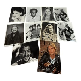 Vintage Signed Photos Of Hollywood Actors And Actresses
