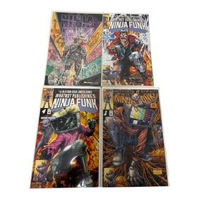 Ninja Funk Signed Comic Book Lot
